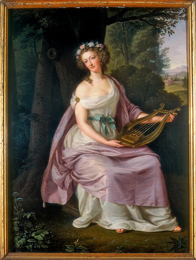 Portrait of Queen Marie Antoinette of France by Ludwig Guttenbrunn